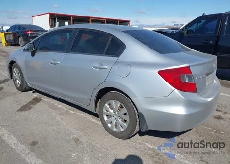 2012 Honda Civic Lx из США, поврежденный, VIN 19XFB2F59CE093230